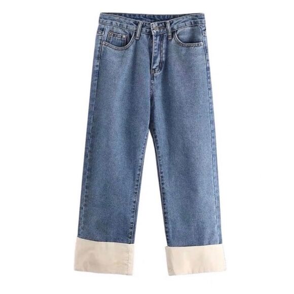 Cedelar Paris Juny White Cuffed Ankle Jeans - Picture 15 of 15